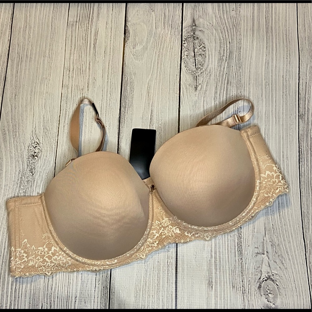 NWT Torrid Sensuous Bra Collection Beige Mulit-way Bra 42B